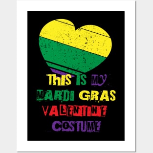 This is my mardi gras valentine costume Posters and Art